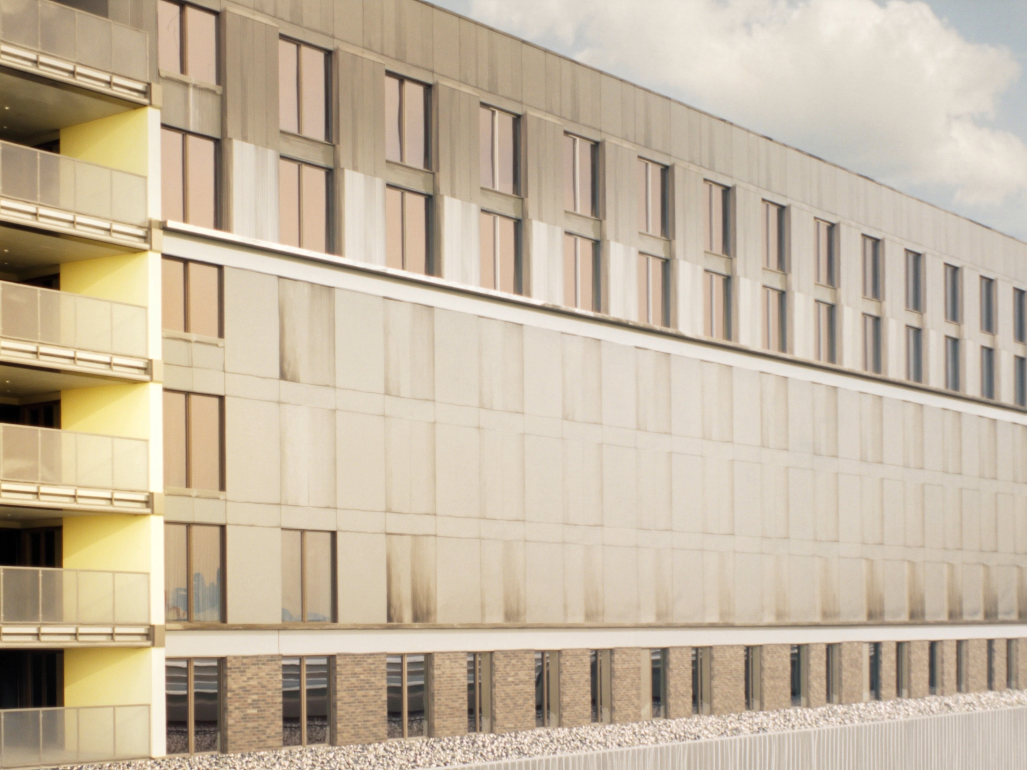 Moderne Immobilienfassade