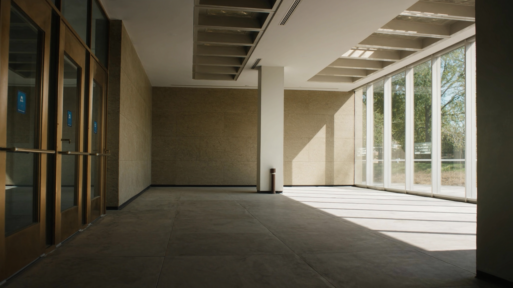 Moderner architektonischer Korridor